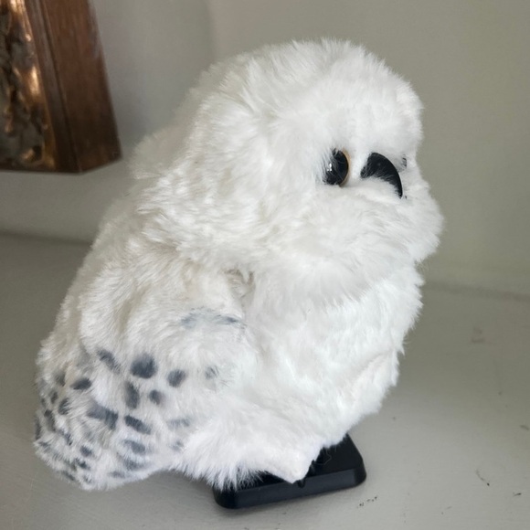 Universal Studios Harry Potter Hedwig Snowy Owl Shoulder Sound & Movement Works! - Picture 3 of 3